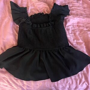 SHEIN Elegant Black Top